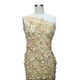 Luxury 3D Floral Embroidered Tulle with Sequins & Beads Design(9 Colors) By the Yard