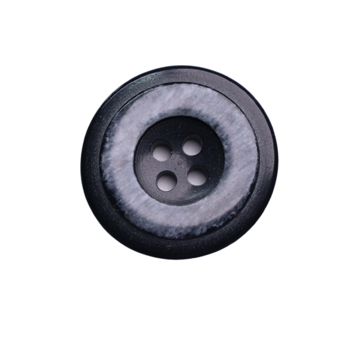 RENO Button : Gray(#6601), 4-Hole, 4 Sizes, by Dozen(12 pcs)/Gross(144 pcs)