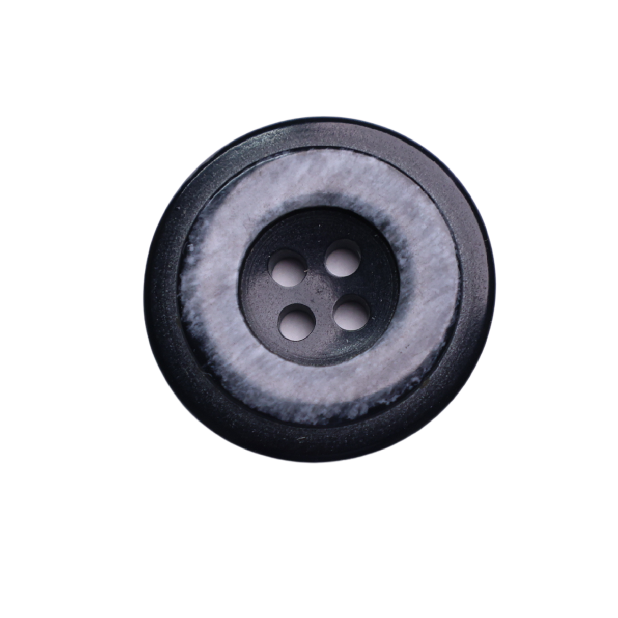 RENO Button : Gray(#6601), 4-Hole, 4 Sizes, by Dozen(12 pcs)/Gross(144 pcs)