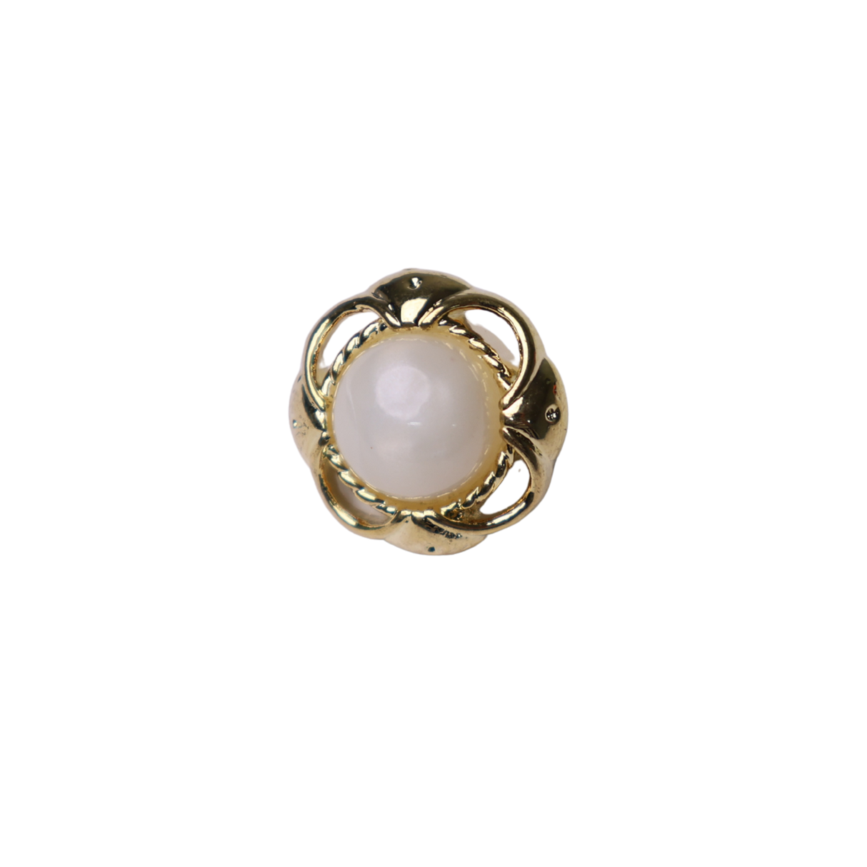 6PC Gold Pearl Shank Button – 5/8" (1.59 cm)