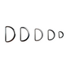 D Ring for Belts Hardware Bags: 5 Sizes(0.6" 0.75" 1" 1.15" 1.5"), Multi-Purpose Metal D Ring, Semi-Circular, Hand DIY