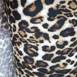 Double Brushed Jersey Knit Fabric Leopard Print(#IT606) - By The Yard