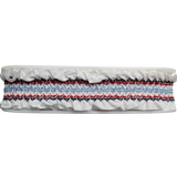 White Smocked Embroidered Ruffle Trim – 2 1/4" / 10 Yards