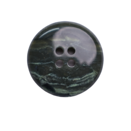 RANCHER Button : Green(#6407), 4-Hole, 3 Sizes, by Dozen(12 pcs)/Gross(144 pcs)