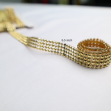Gold Rhinestone Trim - 0.5 Inch/10YDS (#GD13)