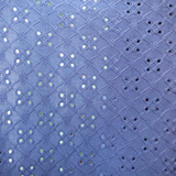 Stretch Eyelet Knit Fabric(58", 4Colors) - By the Yard