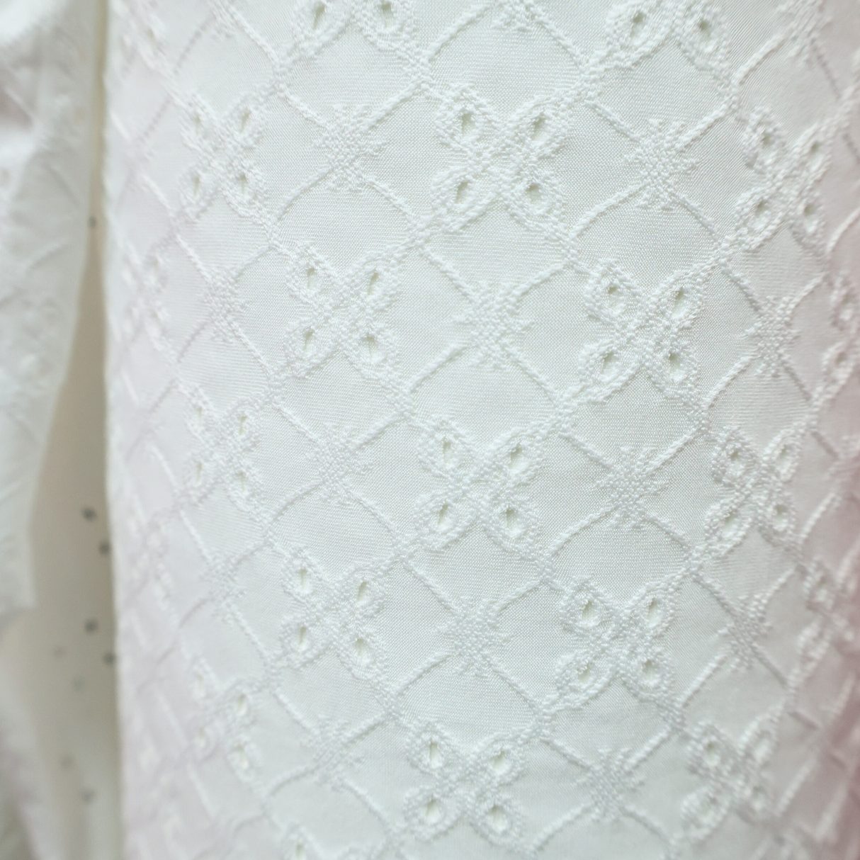 Stretch Eyelet Knit Fabric(58", 4Colors) - By the Yard