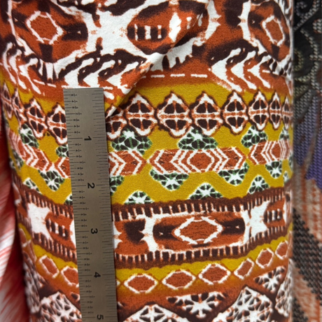 Double Brushed Jersey Knit Fabric/Ethnic Geometric Print(#IT607) - By The Yard