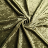 Crinkled Stretch Velvet Fabric/7Colors Shiny Textured Velvet - By the Yard