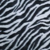 Zebra Print Fleece Fabric - By the Yard