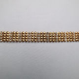 Beaded Rhinestone Trim - 0.5 Inch/10YDS (#GD23)