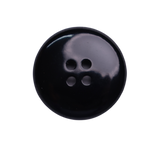 RANCHER Button: Black, 4-Hole, 3 Sizes, by Dozen(12 pcs)/Gross(144 pcs)