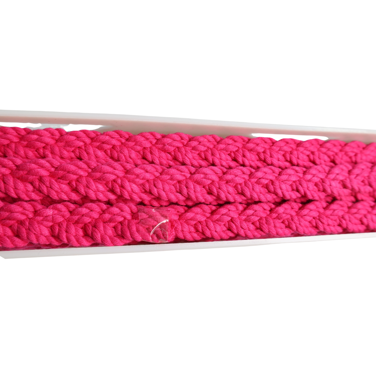Hot Pink Braided Cotton Trim – 5/8" / 10 Yards