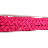 Hot Pink Braided Cotton Trim – 5/8" / 10 Yards