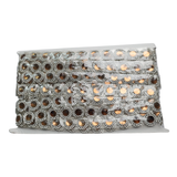 Round Rhinestone Circle Trim - 3/4 Inch/10YDS (2 Colors)