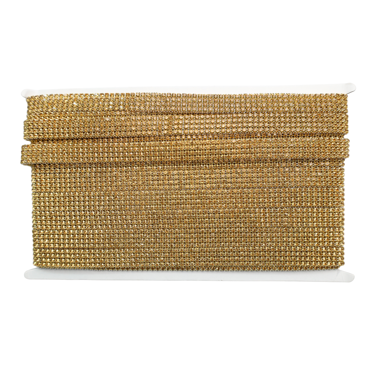Gold Rhinestone Trim - 0.5 Inch/10YDS (#GD02)