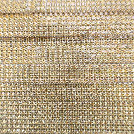 Gold Rhinestone Trim - 0.5 Inch/10YDS (#GD02)