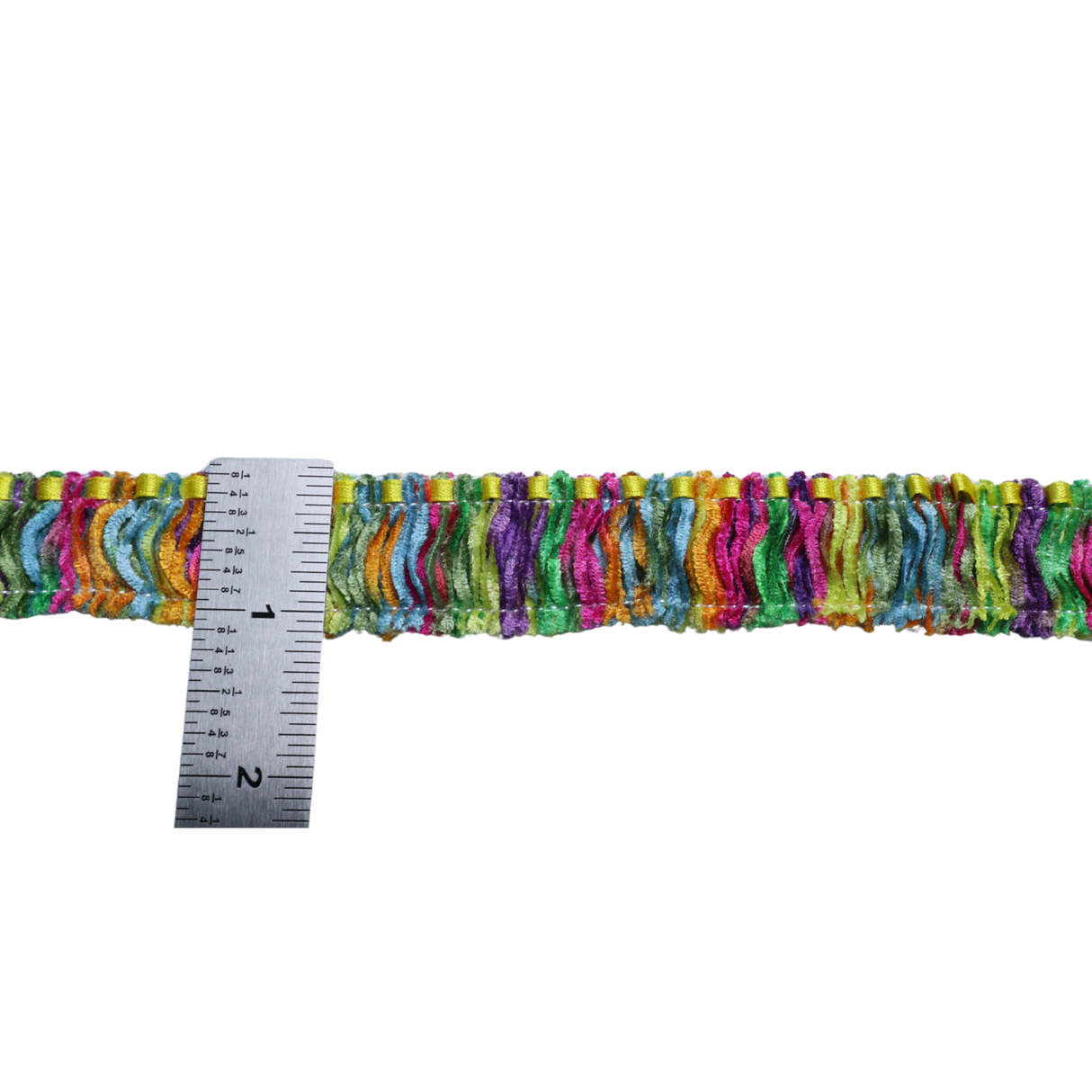 Multicolor Wavy Chenille Trim – 1" / 10 Yards