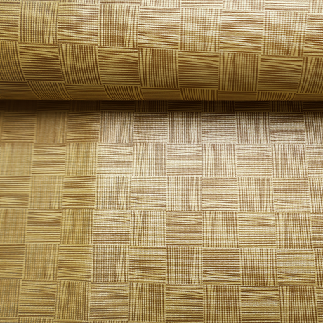 Textured Upholstery Fabric – Geometric Block Pattern, W: 54", by Yard