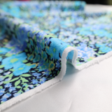 100% Cotton Flannel Fabric / Floral Printed - By the Yard