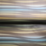 Vinyl Faux Leather Upholstery Fabric - Gradient Wave (4Colors)