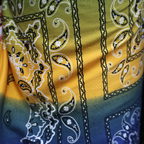 Double Brushed Jersey Knit Fabric/Paisley Bandana Print Fabric (4 Styles) - By the Yard