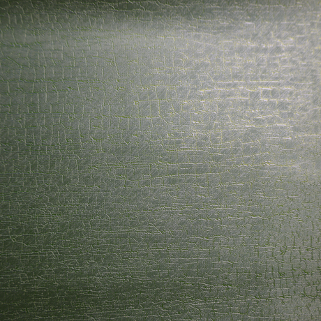 Vinyl Faux Leather Upholstery Fabric - Metallic Crack Pattern(2Colors)