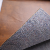 Textured Faux Leather Upholstery Fabric with Felt Backing(#2U04) By the Yard