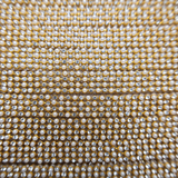 Gold Pearl & Rhinestone Trim - 0.5 Inch/10YDS (#GD27)