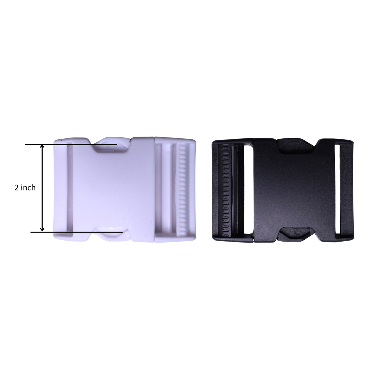 Parachute Buckles: Plastic, 4 Inner Width Size(2.5", 2.0", 1.5", 1.0")