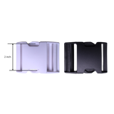 Parachute Buckles: Plastic, 4 Inner Width Size(2.5", 2.0", 1.5", 1.0")
