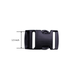 Parachute Buckles: Plastic, 4 Inner Width Size(2.5", 2.0", 1.5", 1.0")