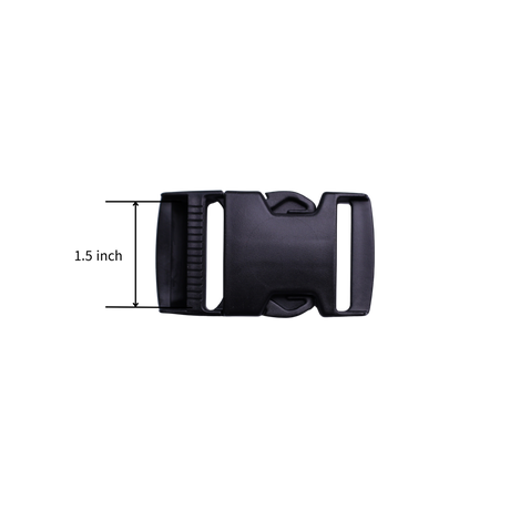 Parachute Buckles: Plastic, 4 Inner Width Size(2.5", 2.0", 1.5", 1.0")