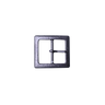 Square Metal Buckle with Slide Pin – 1.6 Inch (2 Colors)