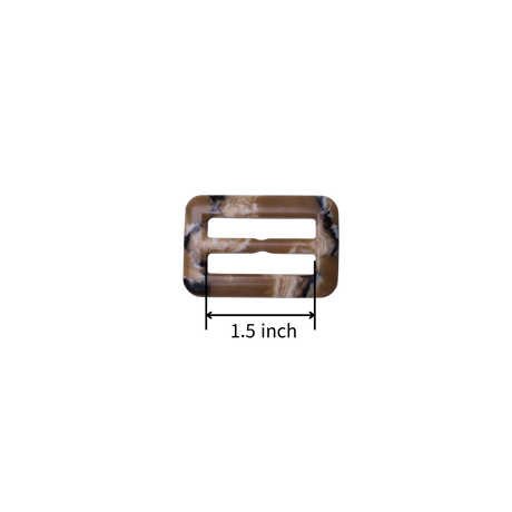 Rectangular Resin Slide Buckle – 1.5 Inch