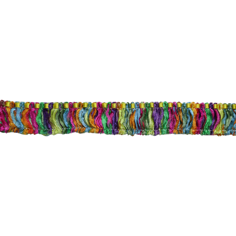 Multicolor Wavy Chenille Trim – 1" / 10 Yards