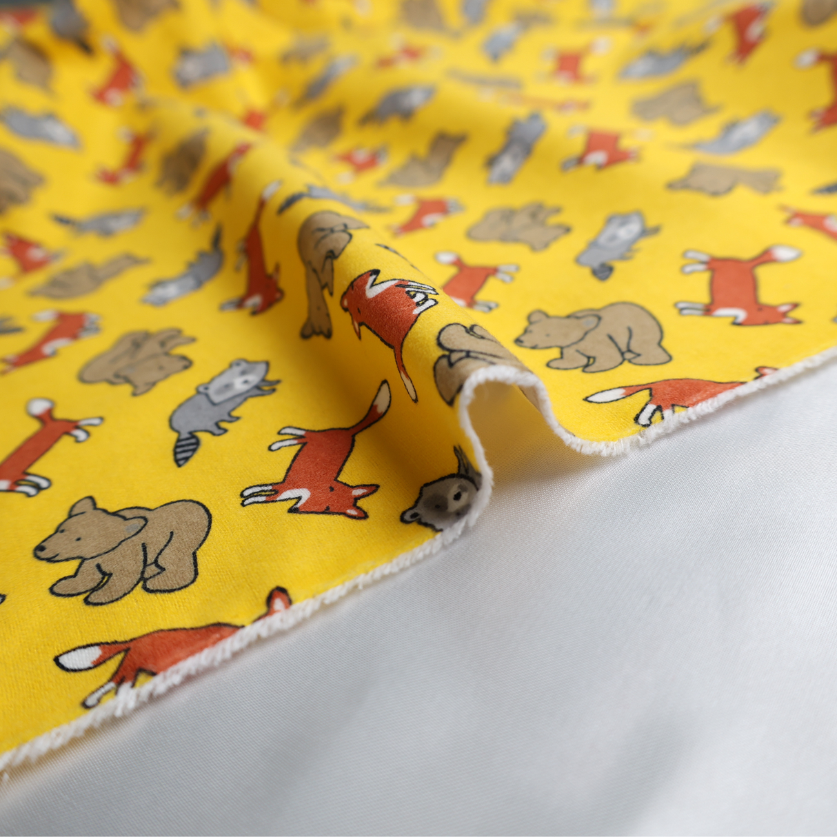 100% Cotton Flannel Fabric / 6Type Cartoon Printed For Kids-  By the Yard