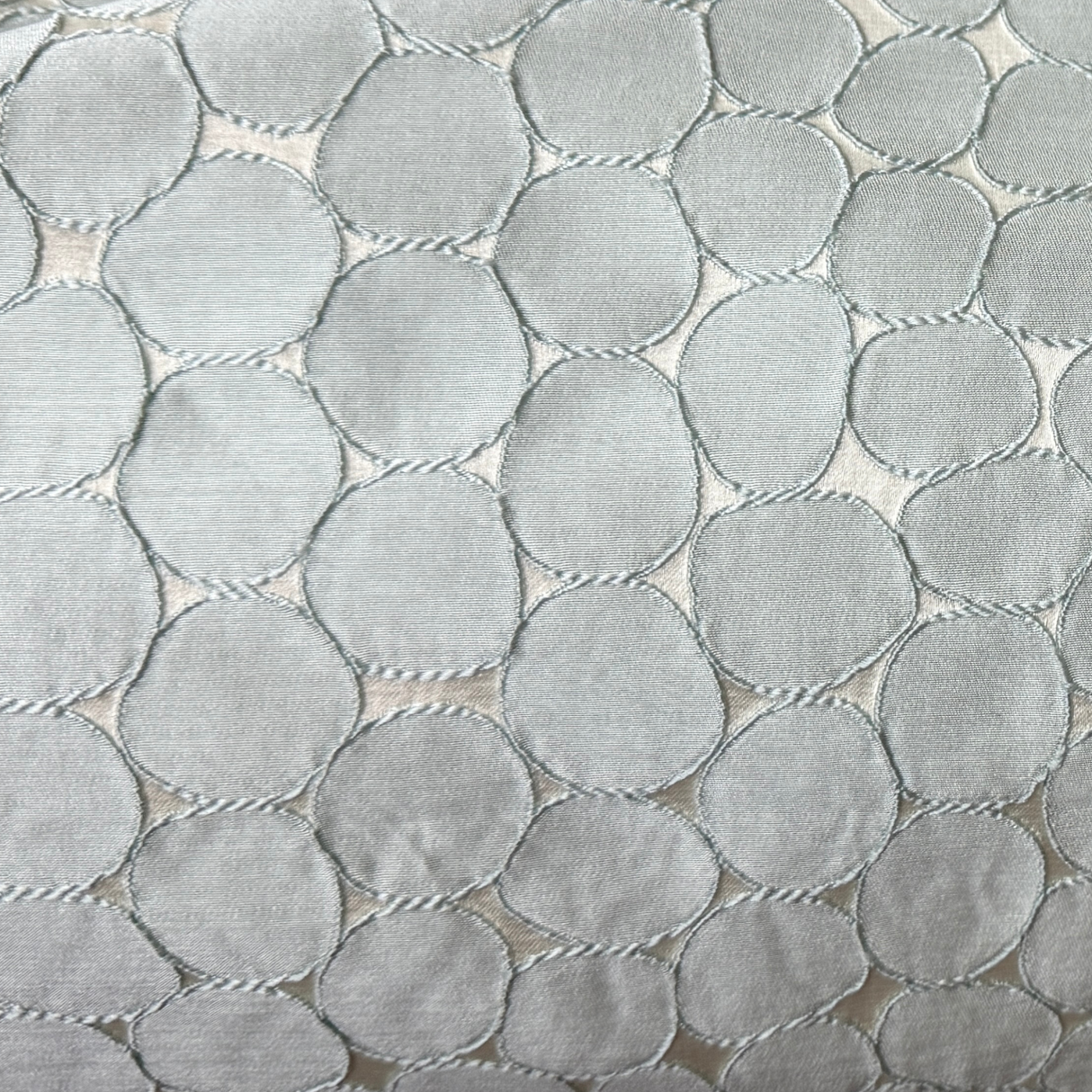 Luxurious Jacquard Fabric(circle/oval motif)(#CIR01)By Yard