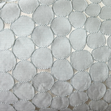 Luxurious Jacquard Fabric(circle/oval motif)(#CIR01)By Yard