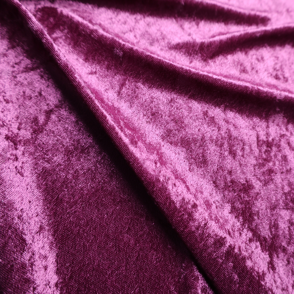 Crinkled Stretch Velvet Fabric/7Colors Shiny Textured Velvet - By the Yard