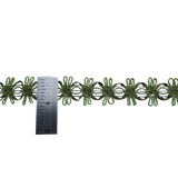 Olive Decorative Loop Trim – 1" / 10 Yards