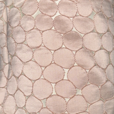 Luxurious Jacquard Fabric(circle/oval motif)(#CIR01)By Yard