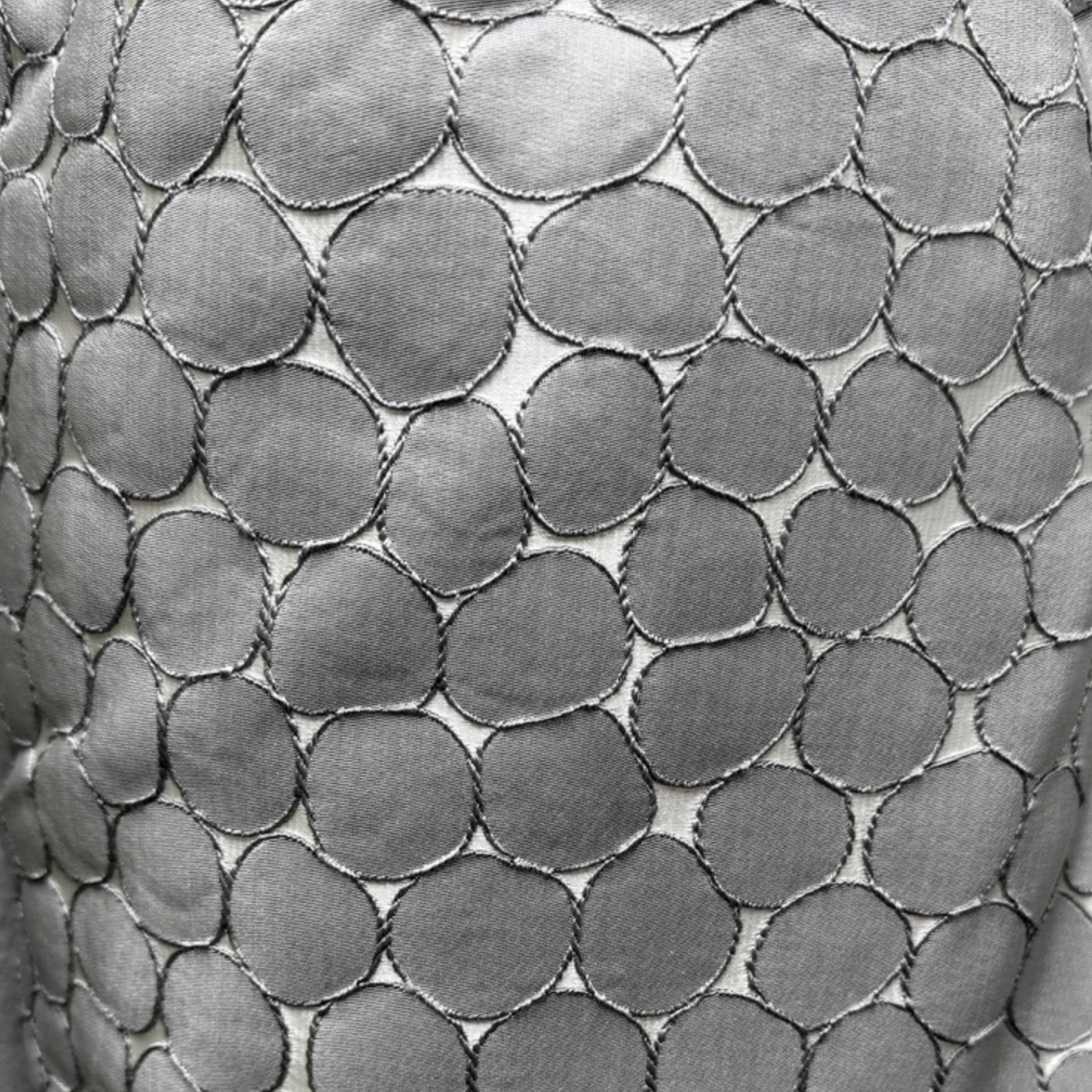 Luxurious Jacquard Fabric(circle/oval motif)(#CIR01)By Yard