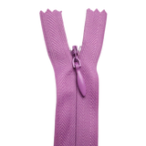 All Purpose, Plastic Invisible Zippers -18", Purple Shade