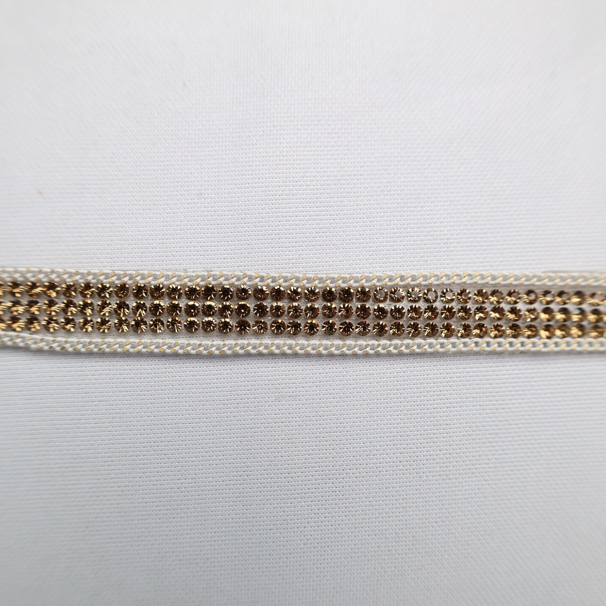 Gold Beaded Chain Trim - 0.5 Inch/10YDS (#GD09)