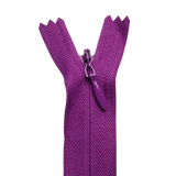 All Purpose, Plastic Invisible Zippers -18", Purple Shade