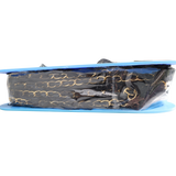 Black Ruffled Mesh Chain Trim – 2" / 8 Yards