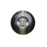 AUBURN Button : Green(#1155), 4-Hole, 2 Sizes, by Dozen(12 pcs)/Gross(144 pcs)