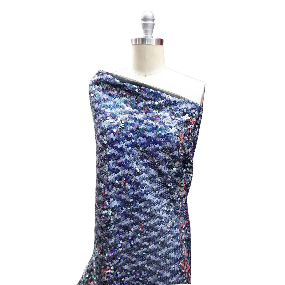 Star Pattern Sequin Mesh Fabric(#SPI19) By the Yard