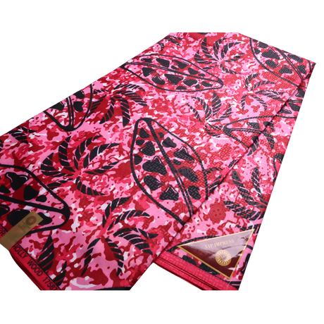 African Fabrics(6 Yard):  Ankara Tribal Print Fabric(#AFR11)